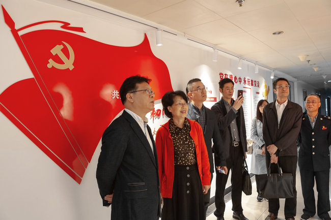 市委副秘书长,机关工委书记史跃萍到鄞州调研机关党建工作